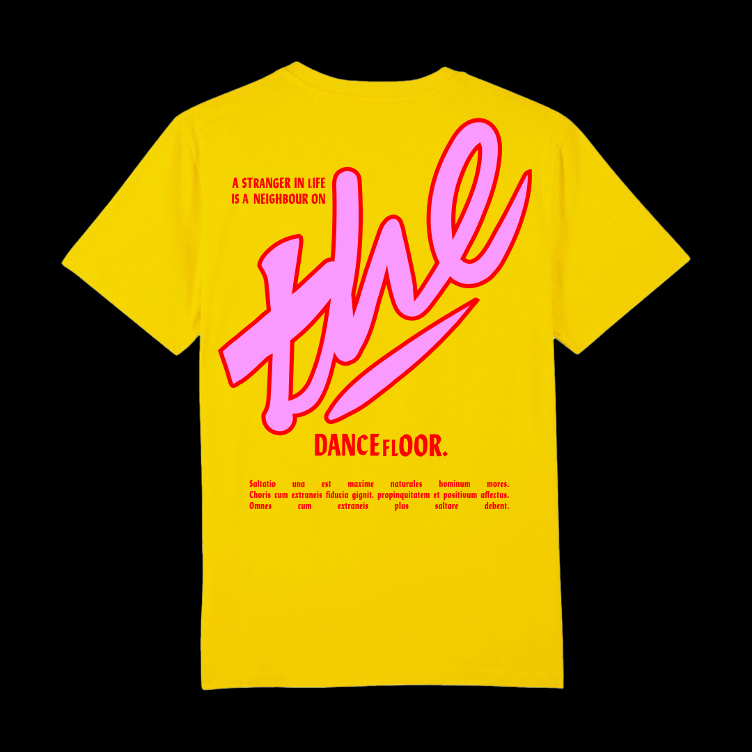 Dancefloor Shirt 2.0 – yellow