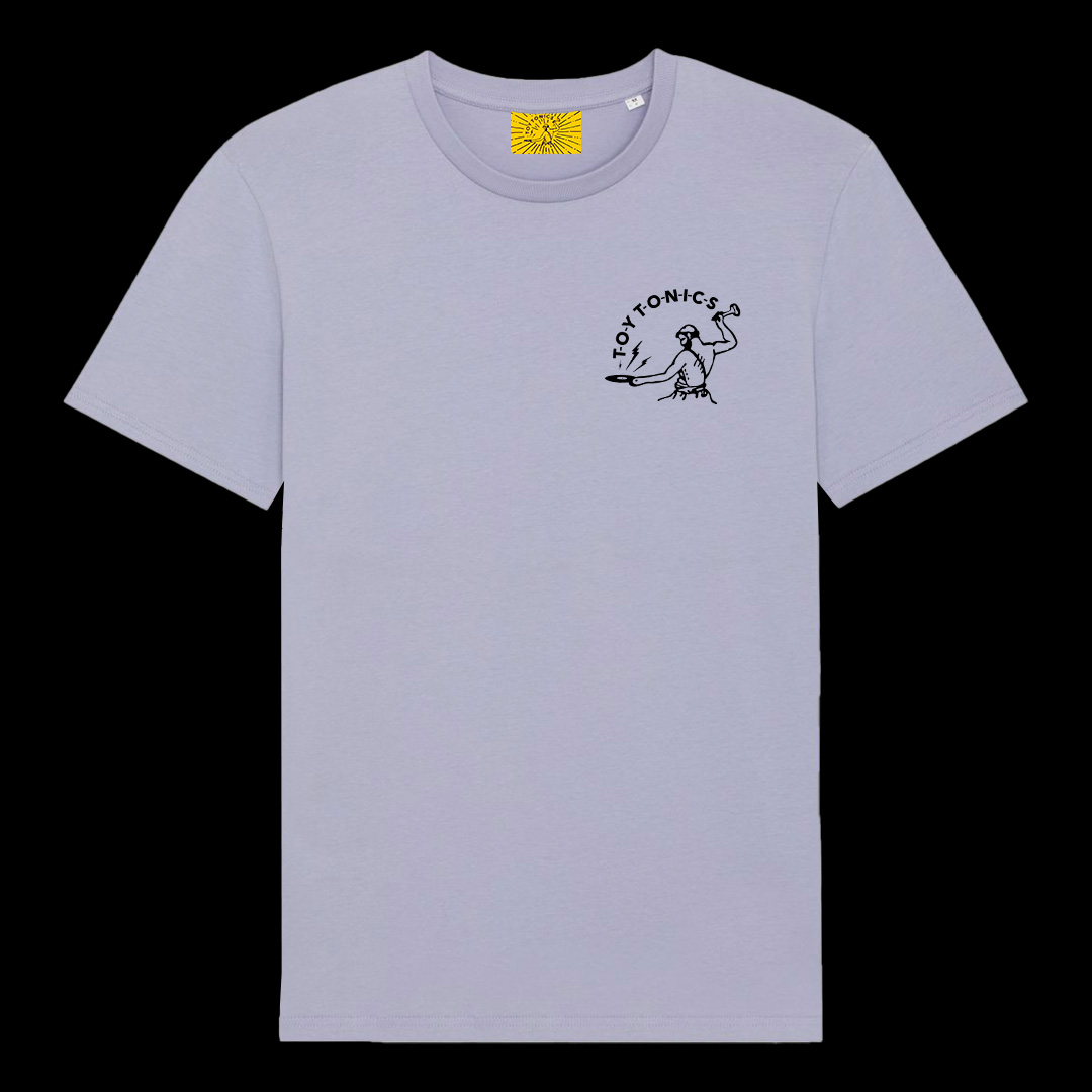 Logo Shirt – Black on Lavender