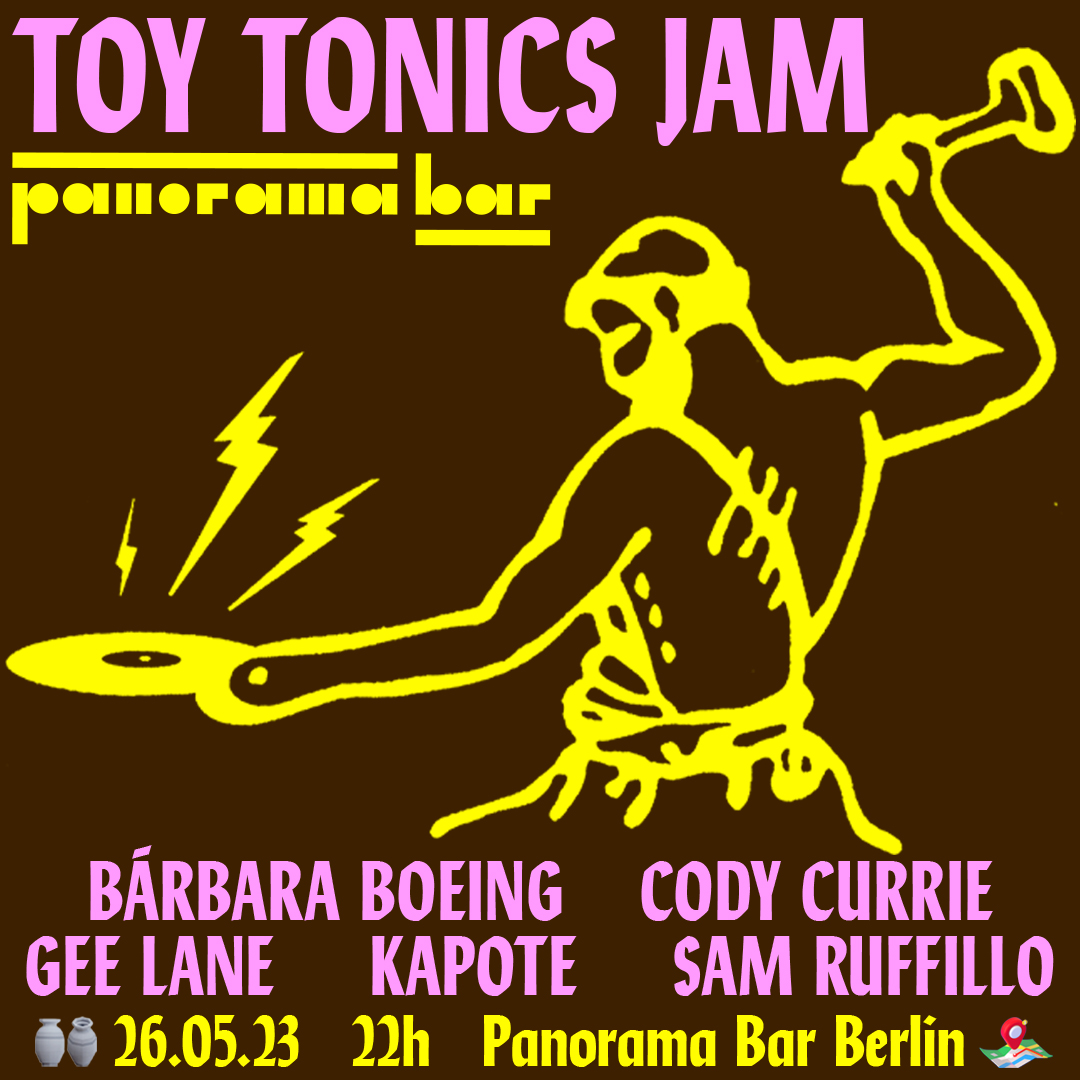 Toy Tonics at Panorama Bar!